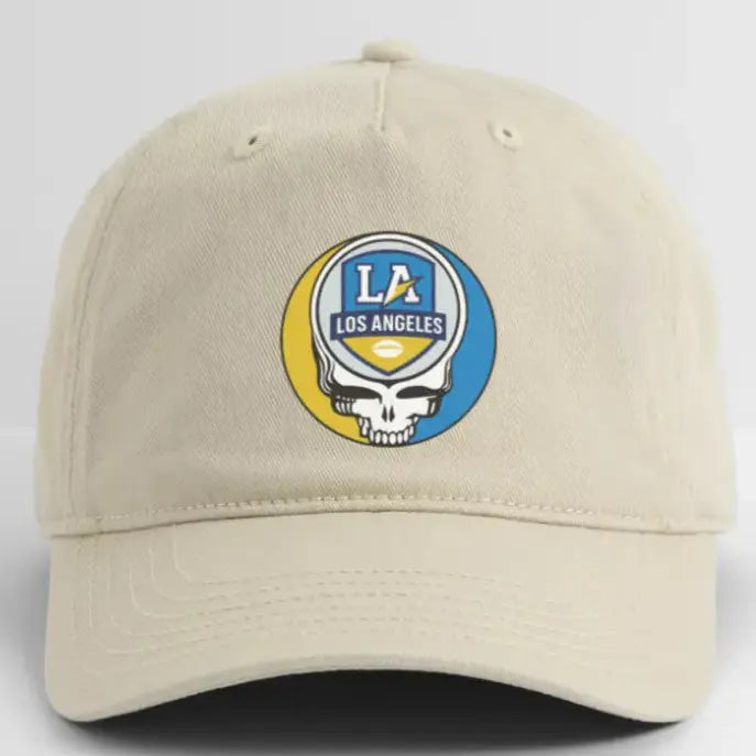 Los Angeles Chargers Stealie Grateful Dead Stealie Dad Hat Cotton Twill