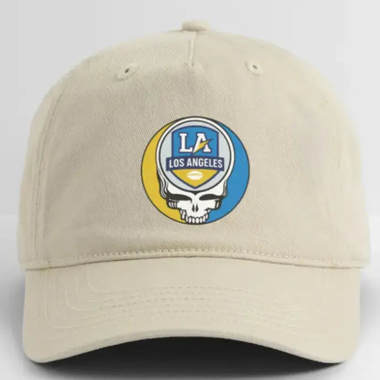 Los Angeles Chargers Stealie Grateful Dead Stealie Dad Hat Cotton Twill