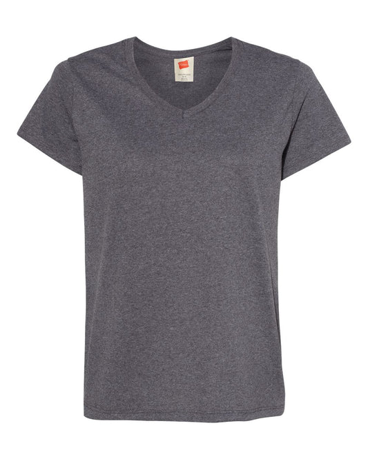 Women's Essential-T V-Neck T-Shirt Classic Fit Cotton alphabroder