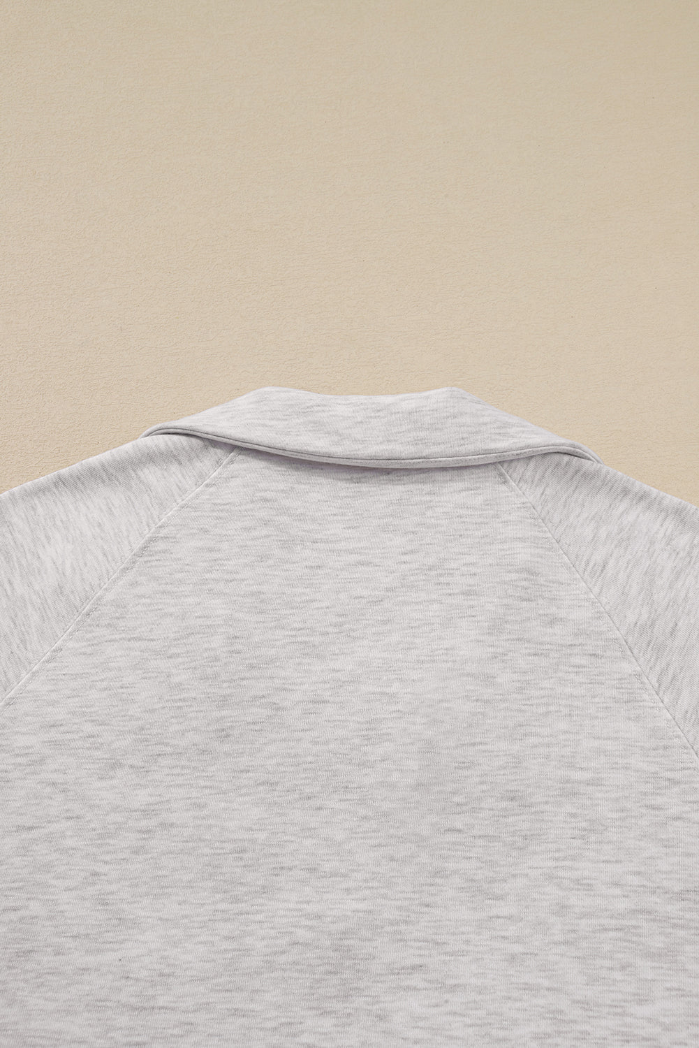 Dark Khaki V Neck Pullover and Drawstring Sweatpants Set