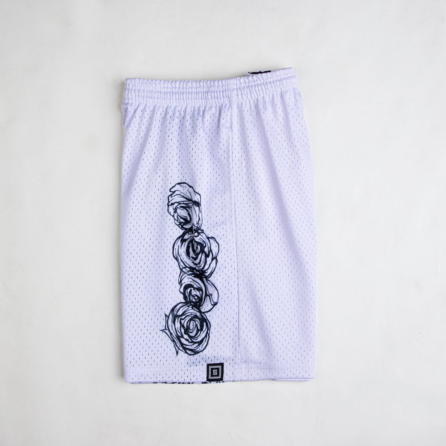 Air Ventilation Mesh Moisture Wicking Shorts Cursed Flowers