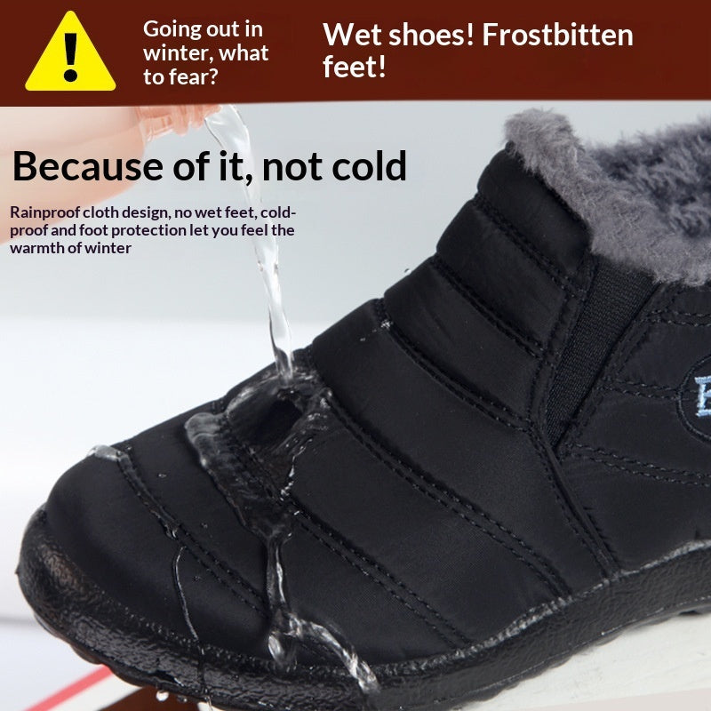 Women’s Warm Padded Lightweight Cotton Boots Non-Slip Outdoor Ankle Boots