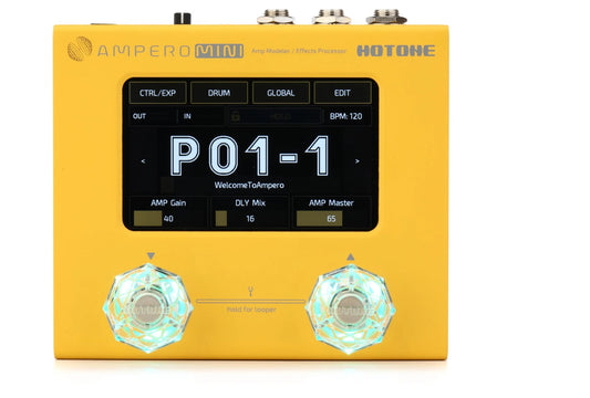 Amplifier Modeler Multi-FX Effects Processor Hotone Ampero Mini