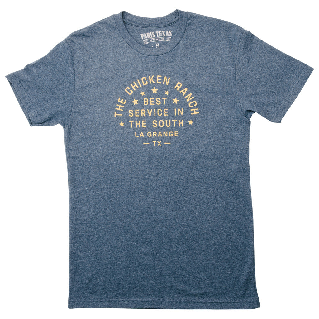 Chicken Ranch Navy T-Shirt Unisex Crew Neck