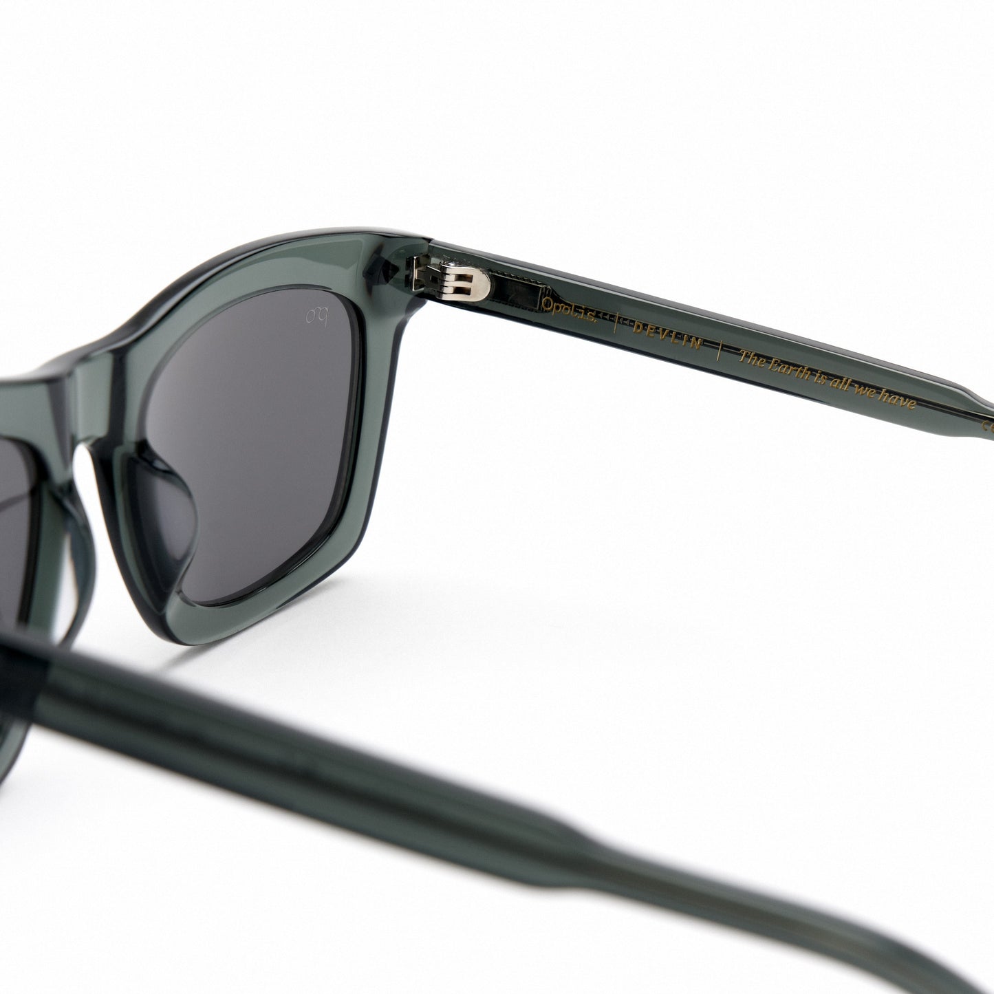 Devlin Oversized Polarized Sunglasses Plant-Based Frames Opolis