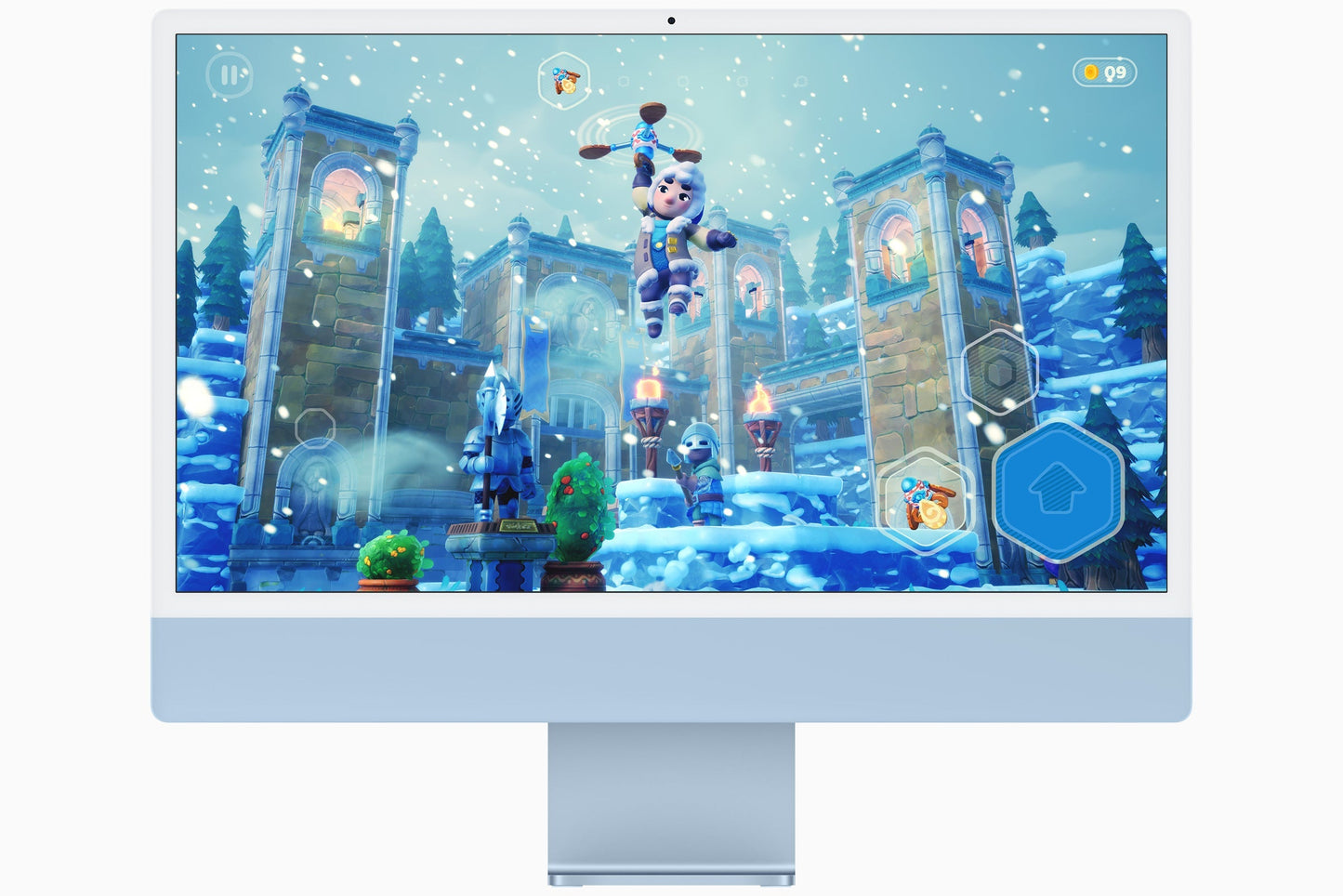 2021 Apple iMac 24-inch - M1 Chip 8-Core CPU/GPU 8GB RAM 512GB SSD Blue | Excellent