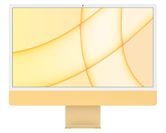 2021 Apple iMac 24-inch - M1 Chip 8-Core GPU 8GB RAM 512GB SSD Yellow | Excellent