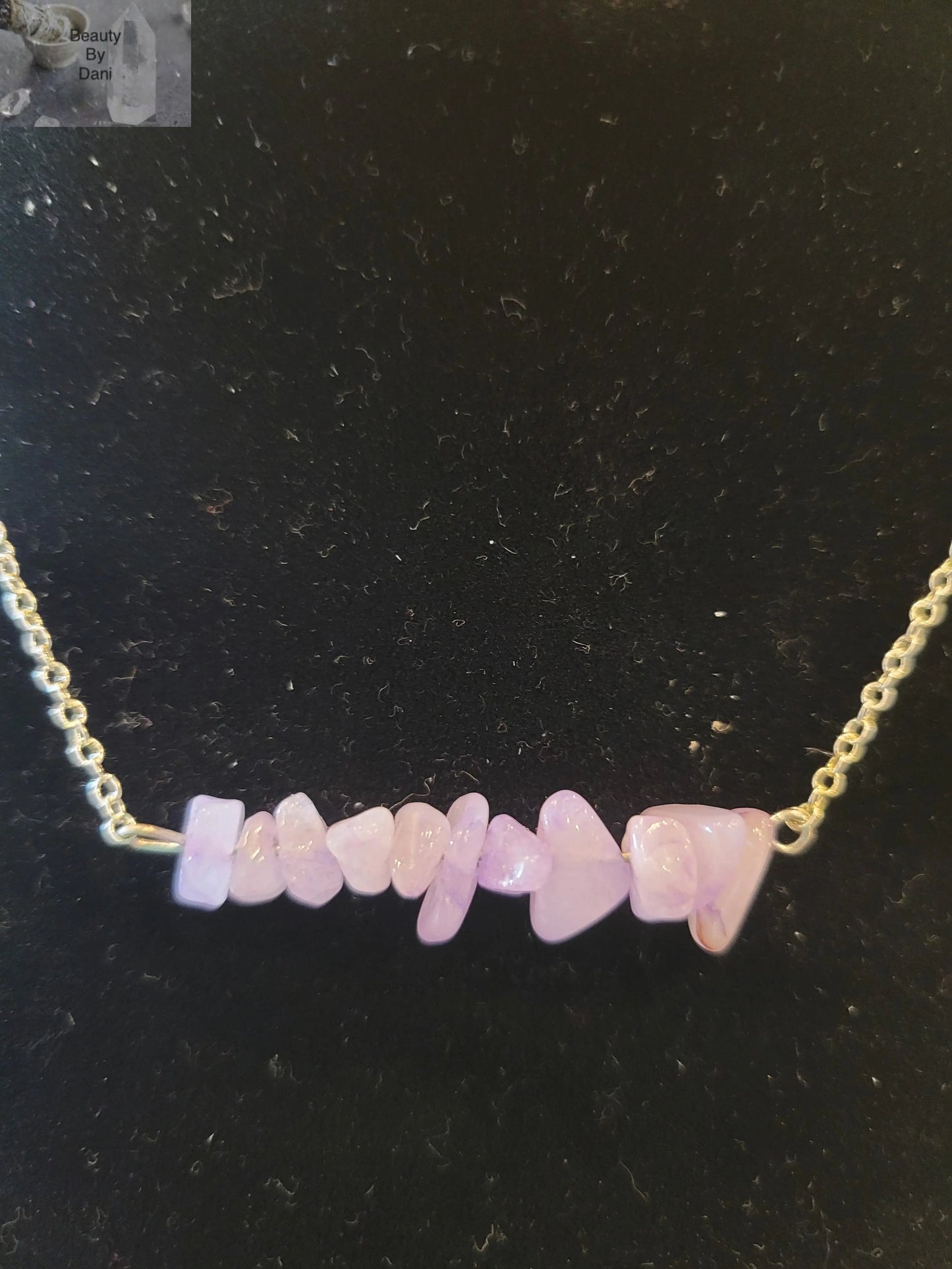 Amethyst Spiritual Protection Necklace Stainless Steel Beauty by Dani