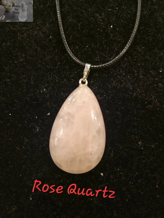 Rose Quartz Elegant Drop Necklace