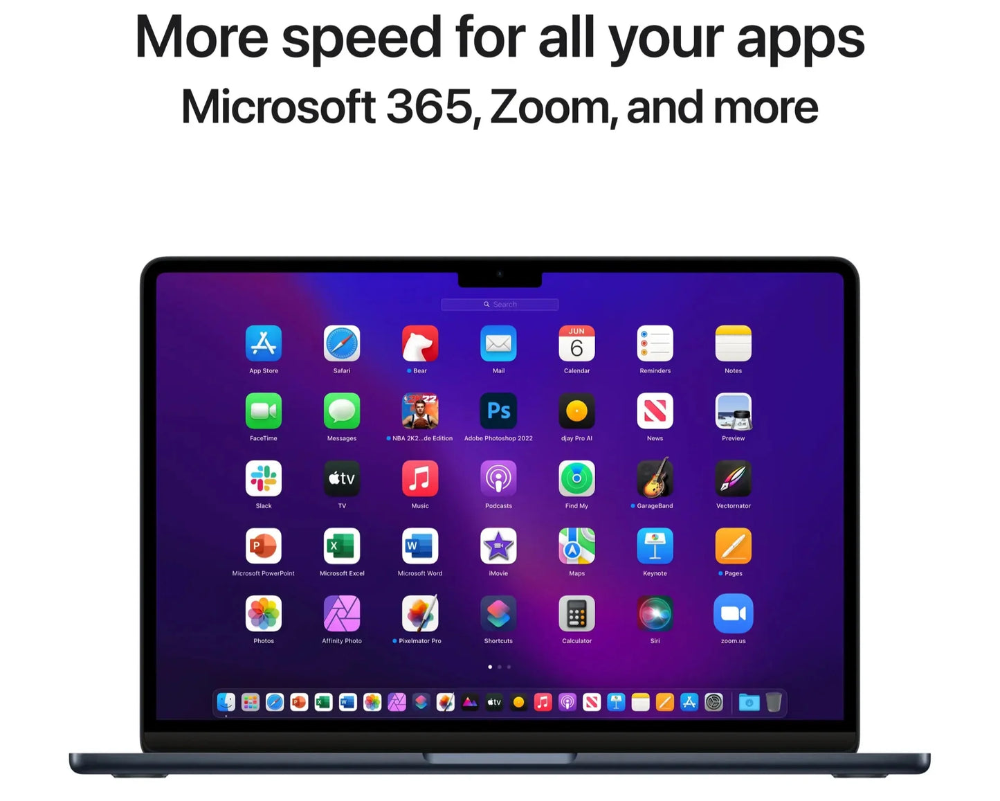 MacBook Air (2022) 13-inch – Apple M2 10-Core GPU – 16GB RAM 512GB SSD | Midnight