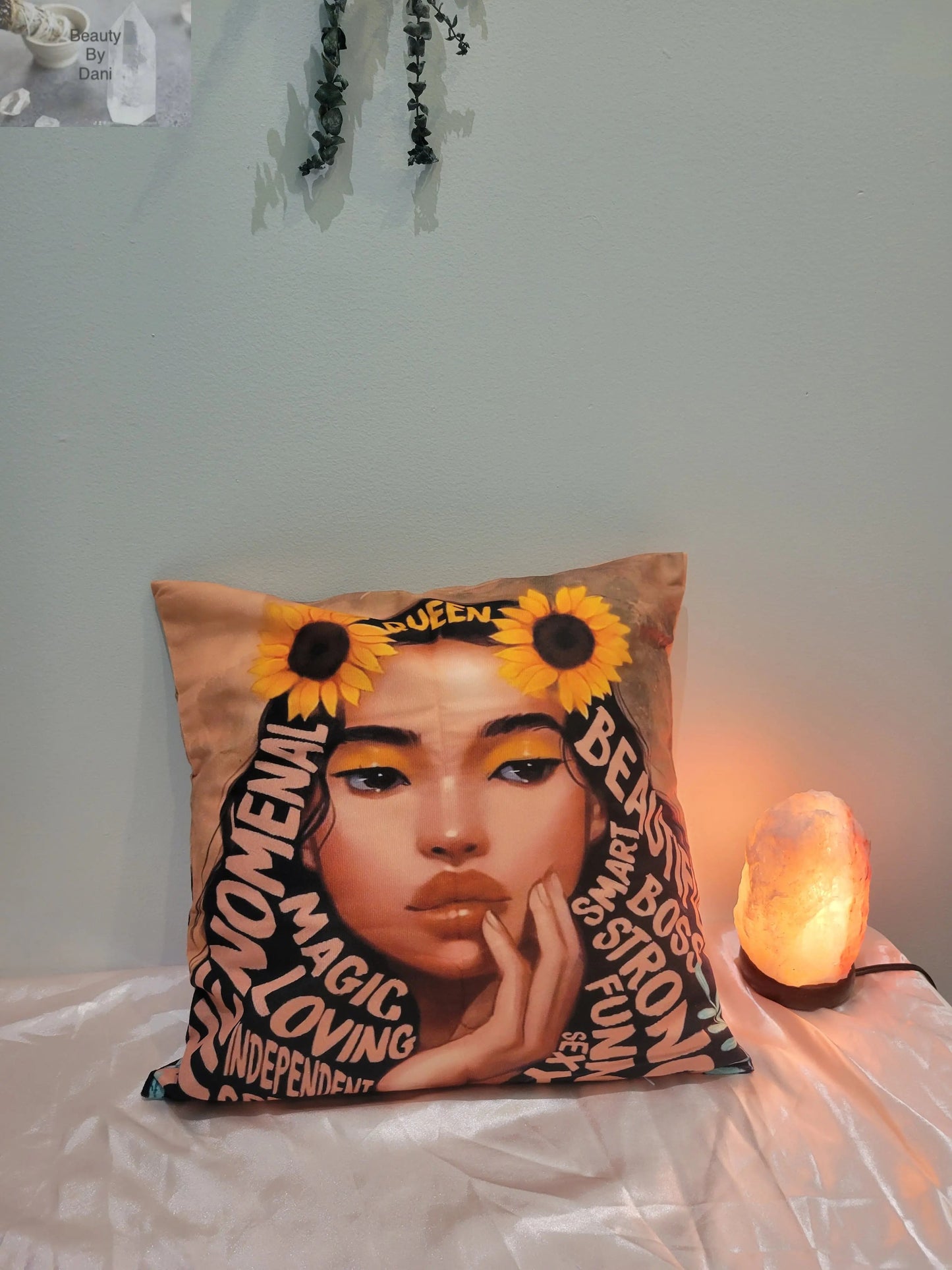 Inspirational Cotton Comfort Pillow Beauty by Dani