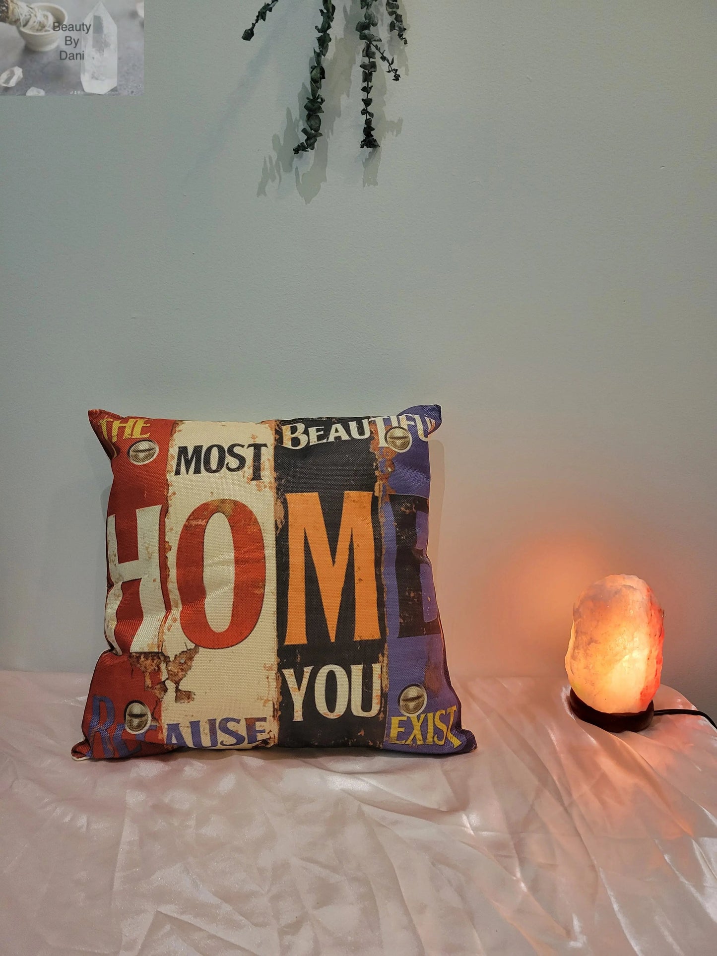 Inspirational Cotton Comfort Pillow Beauty by Dani