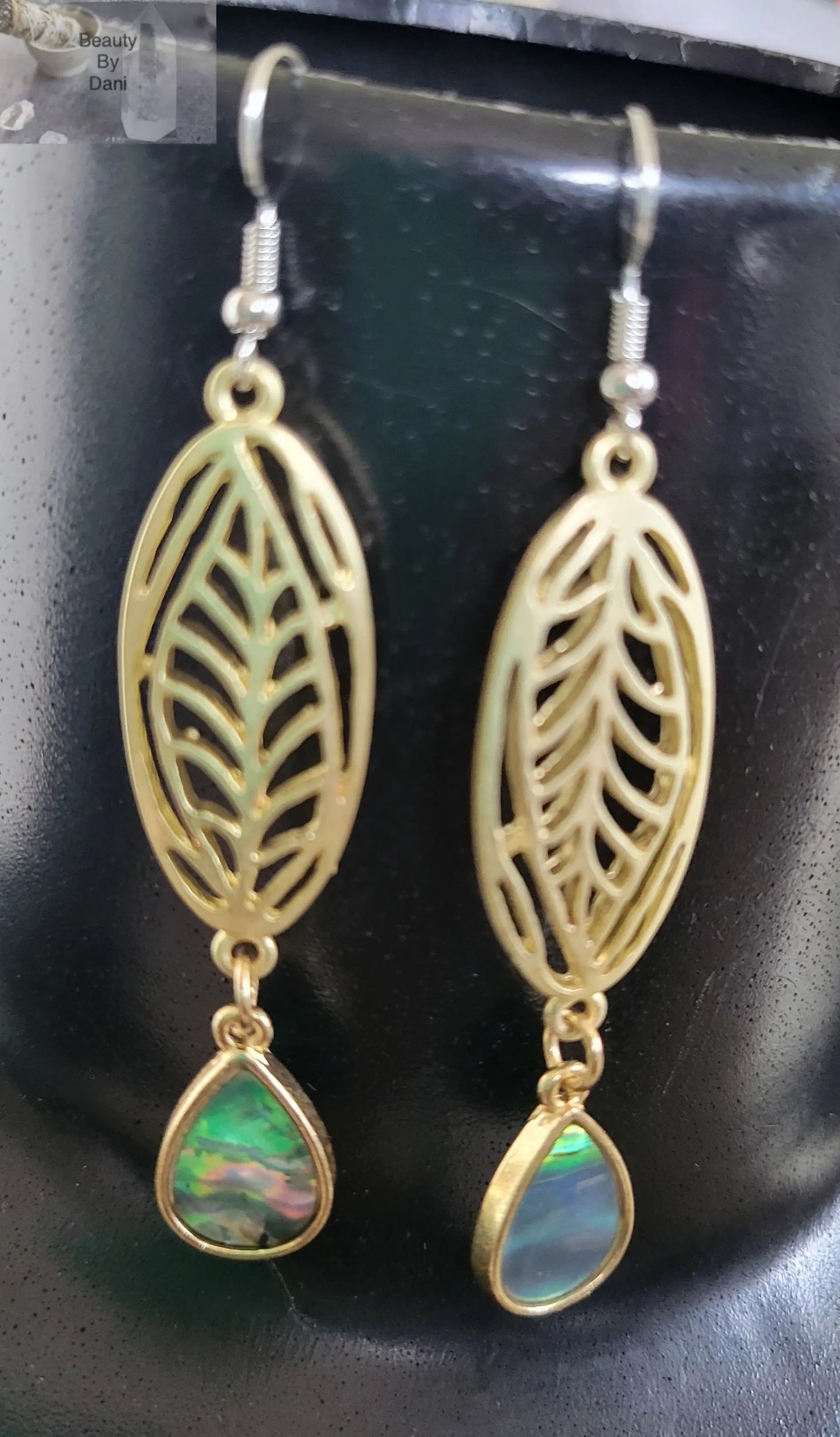 Hypoallergenic Abalone Earrings with Stainless Steel Posts Jewelry