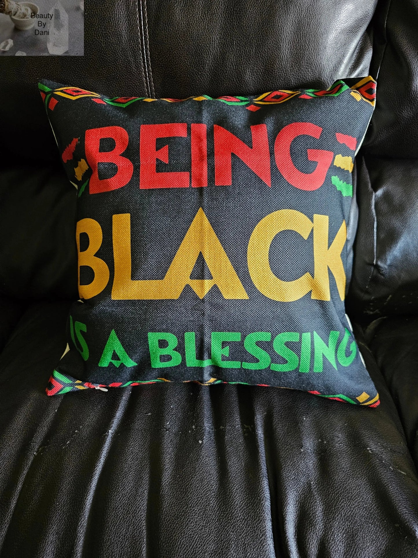 Inspirational Cotton Comfort Pillow Beauty by Dani