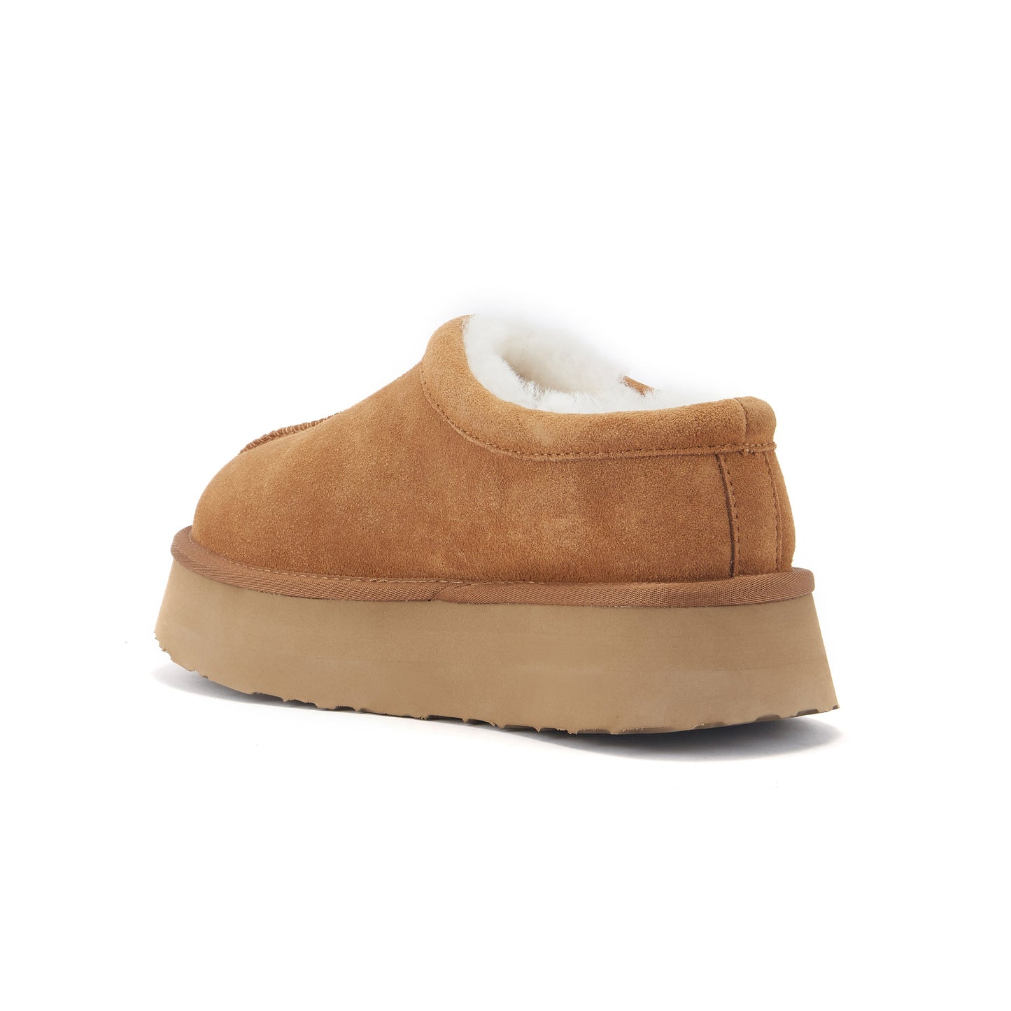 Platform Sole Ultra Low Cut Shoe Suede Upper OUTBACK PLATFOAM CHESTNUT