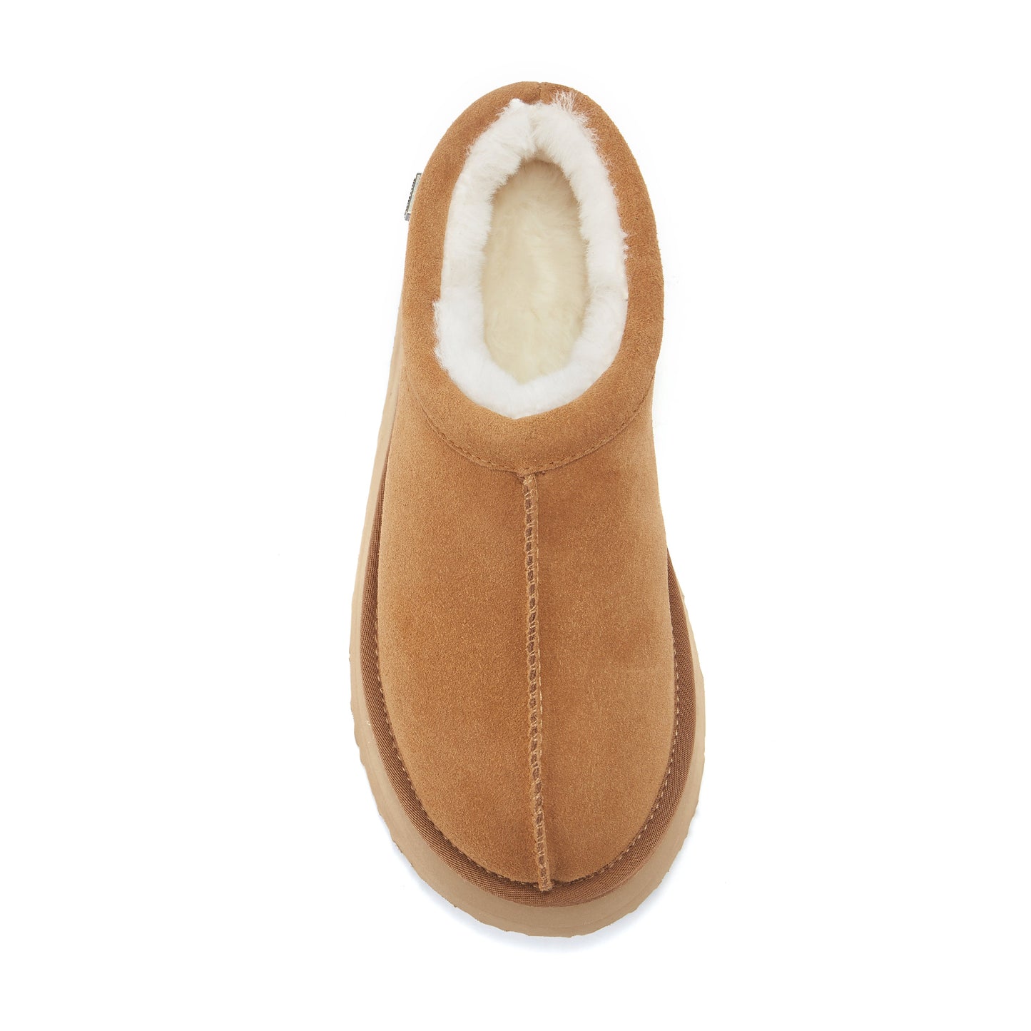 Platform Sole Ultra Low Cut Shoe Suede Upper OUTBACK PLATFOAM CHESTNUT