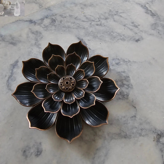 Brass Lotus Stick Incense Holder