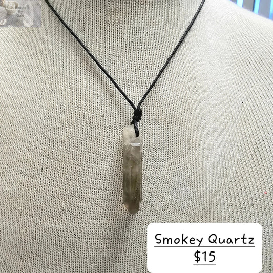 Smokey Quartz Adjustable Necklace Jewelry