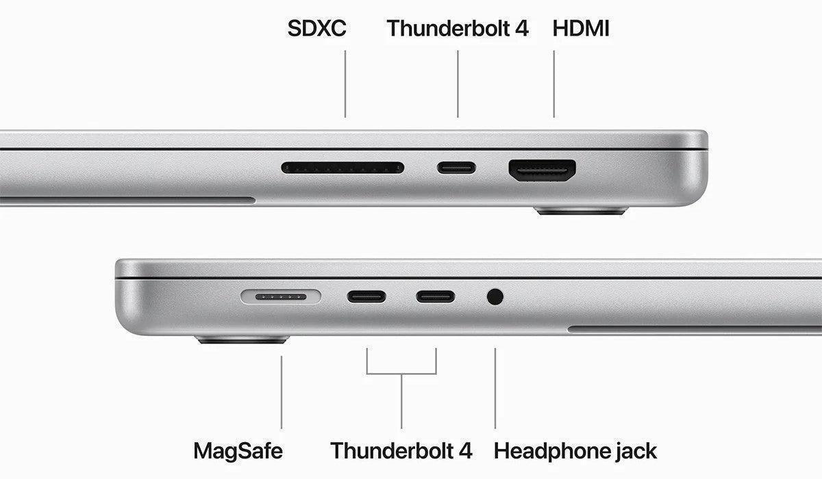 MacBook Pro (2023) 14-inch – Apple M3 Max 16-Core CPU & 40-Core GPU – Silver
