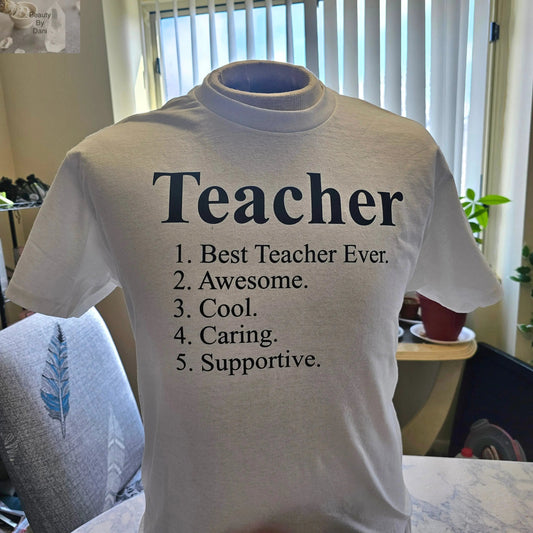 Best Teacher T-Shirt Custom Colors Available Teacher Shirt