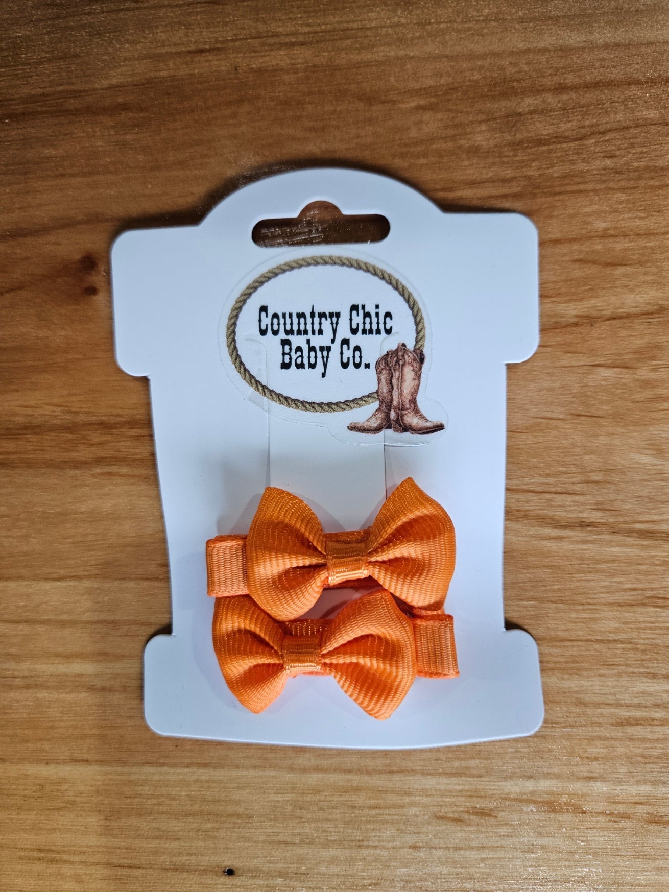Mini Bow Clips Small Hair Accessories Country Chic Baby Co