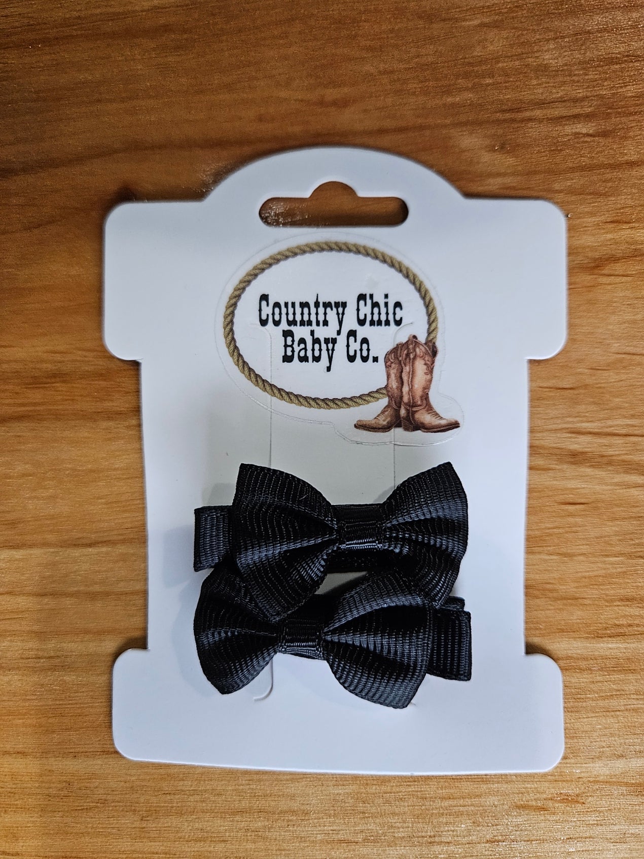 Mini Bow Clips Small Hair Accessories Country Chic Baby Co