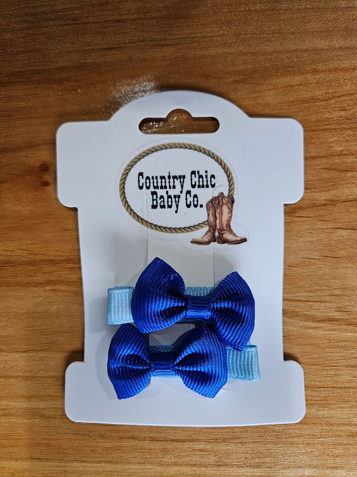 Mini Bow Clips Small Hair Accessories Country Chic Baby Co
