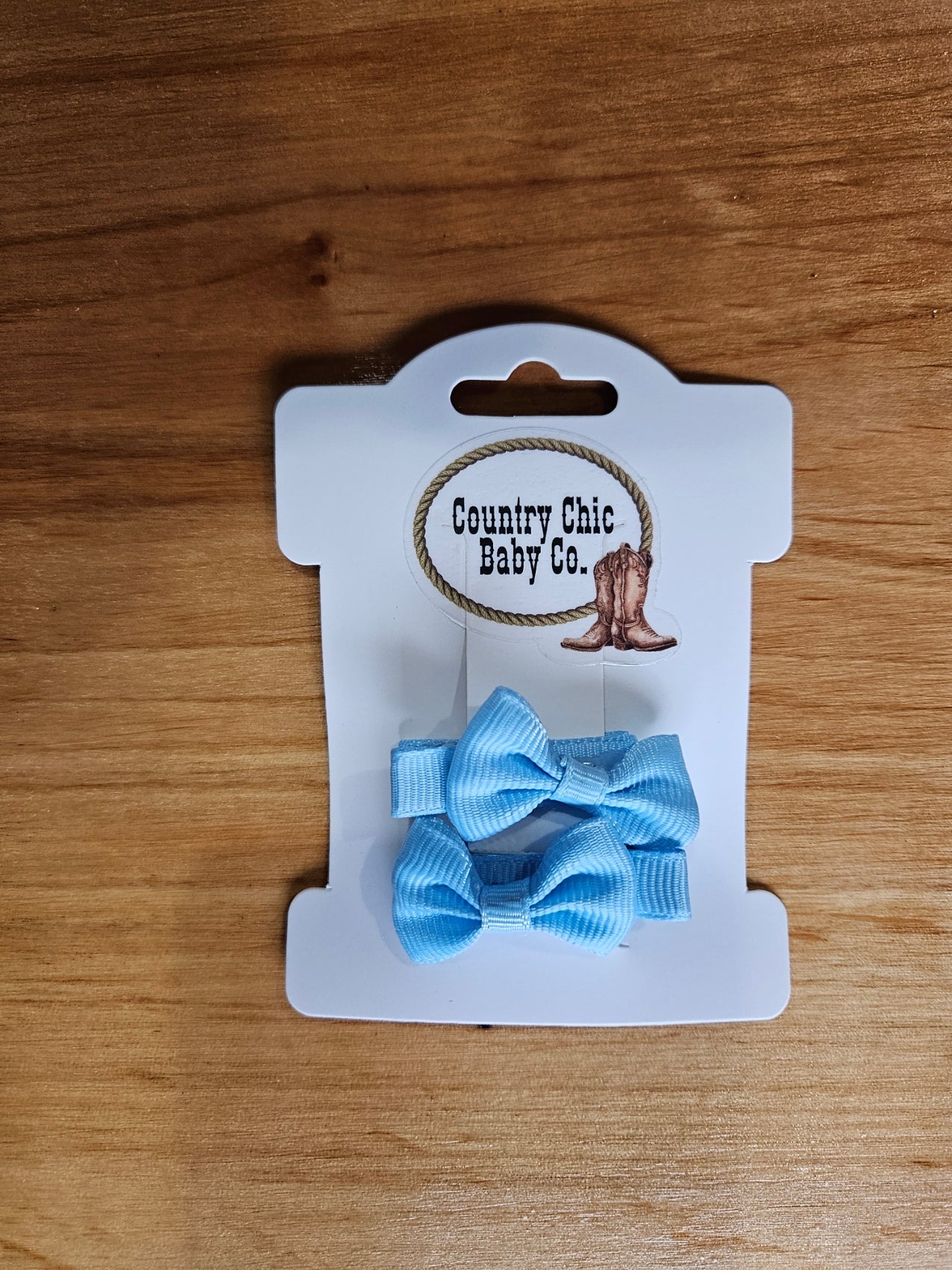 Mini Bow Clips Small Hair Accessories Country Chic Baby Co