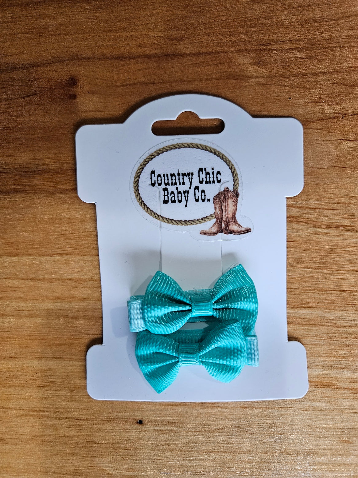 Mini Bow Clips Small Hair Accessories Country Chic Baby Co