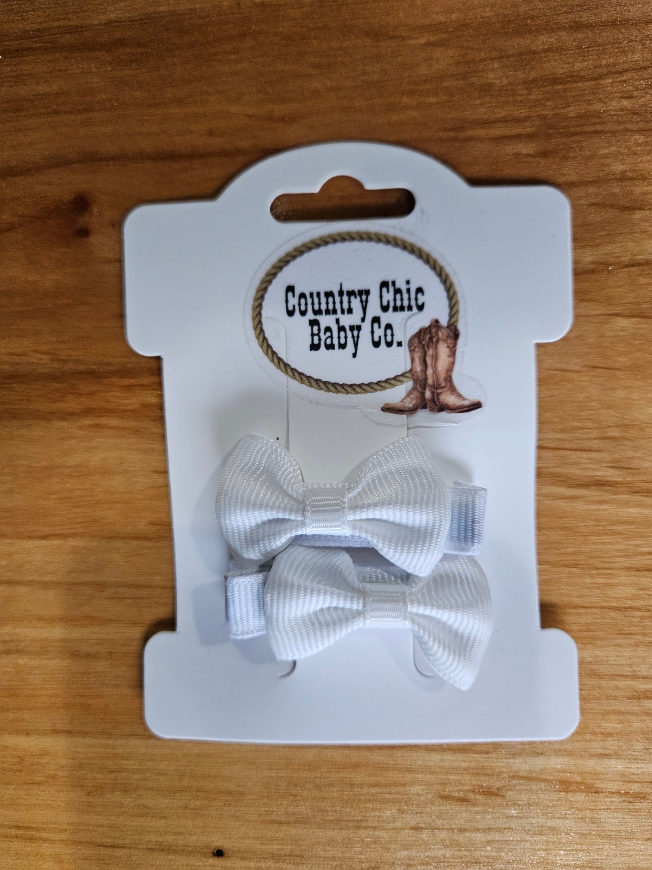 Mini Bow Clips Small Hair Accessories Country Chic Baby Co