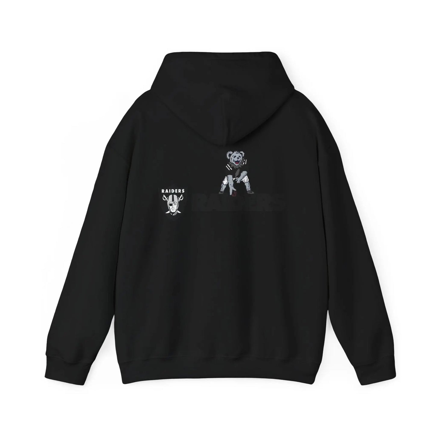 Las Vegas Raiders Dancing Bear Two-Sided Unisex Hoodie The Gridiron Collection