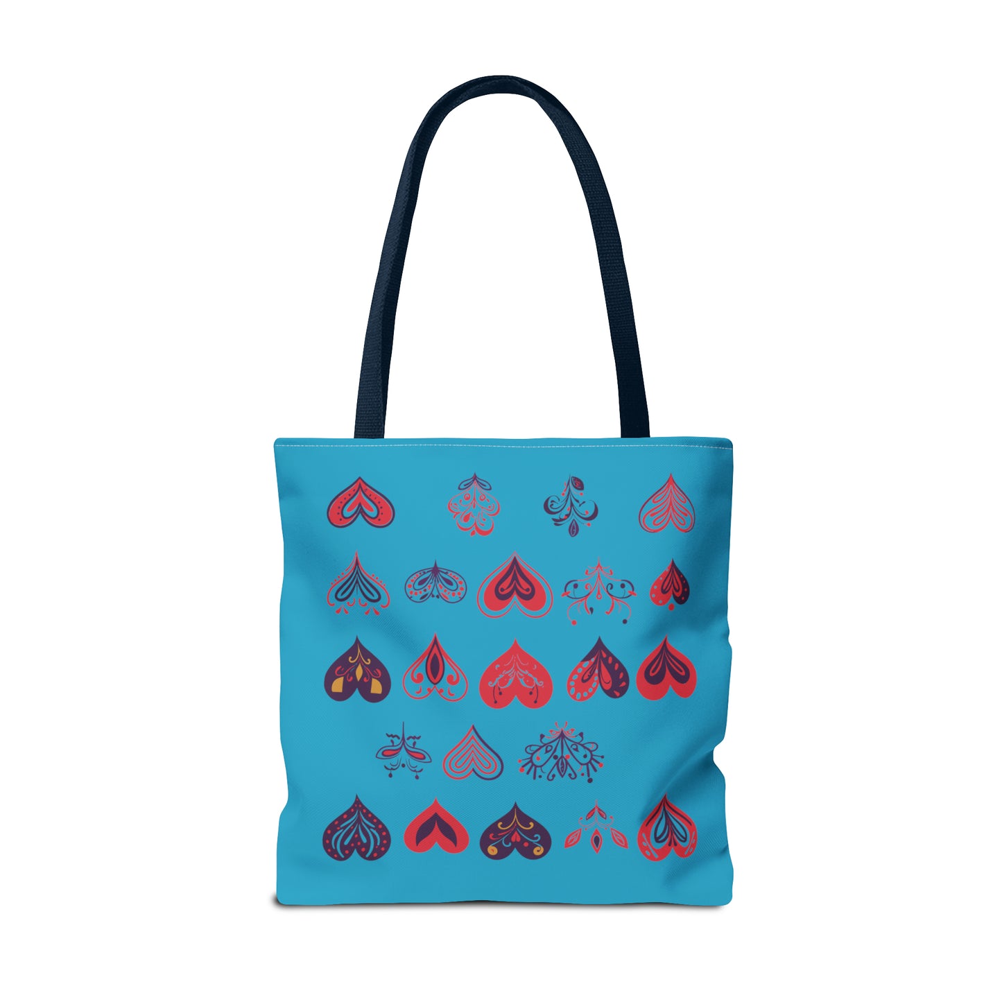 Valentine's Turquoise Tote Bag (AOP)