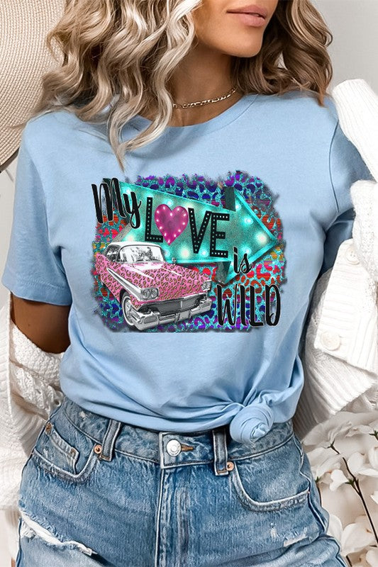 Valentine's Day Wild Graphic Tee Unisex Bella Canvas