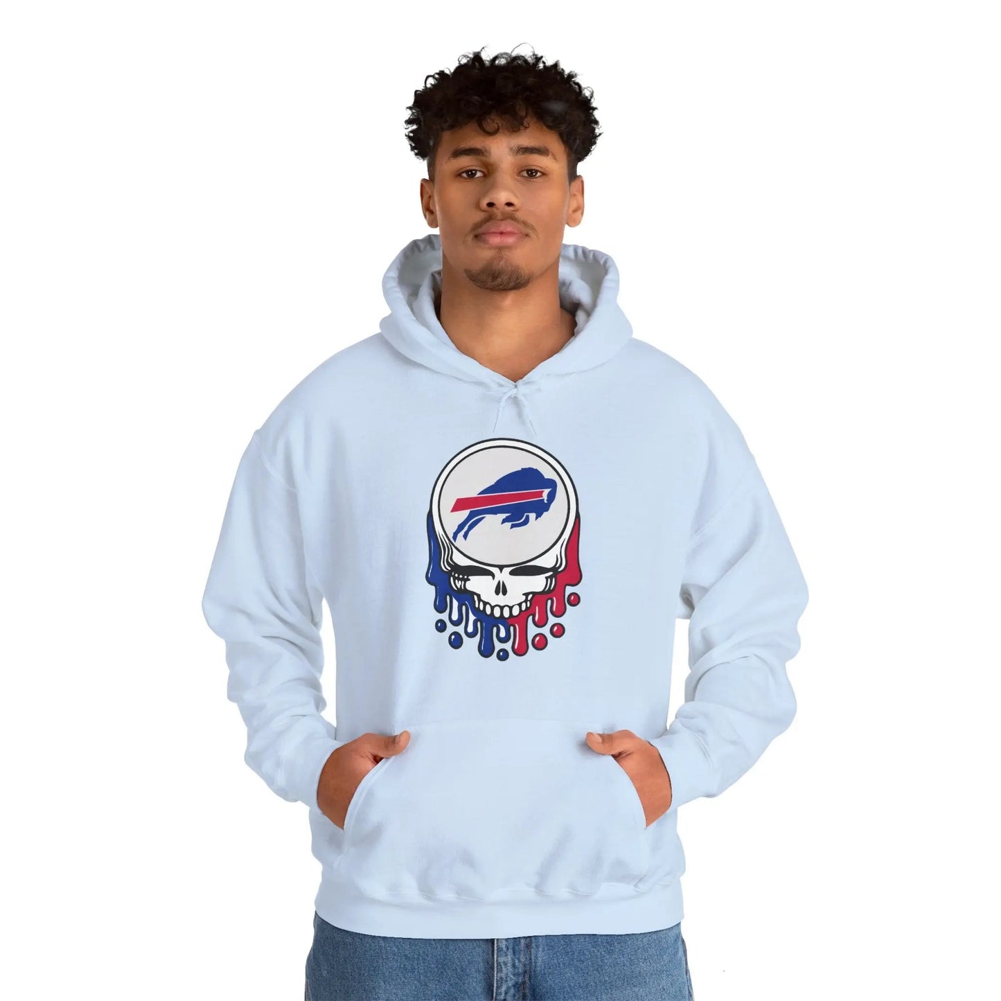 Buffalo Bills Dripping Stealie Unisex Hoodie NFL The Gridiron Collection