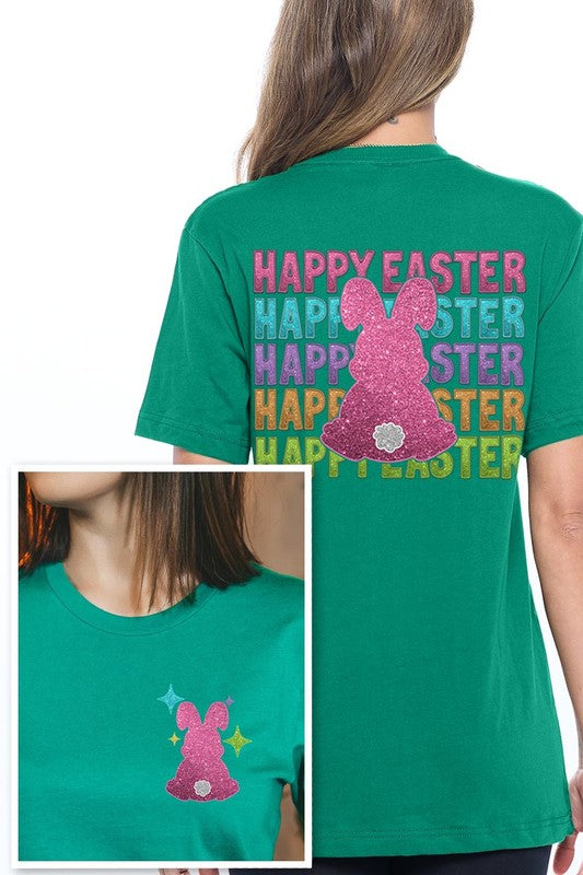 Happy Easter Bunny Christian Graphic T Shirts