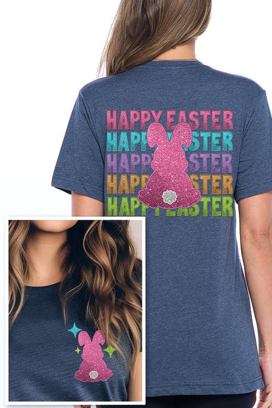 Happy Easter Bunny Christian Graphic T Shirts