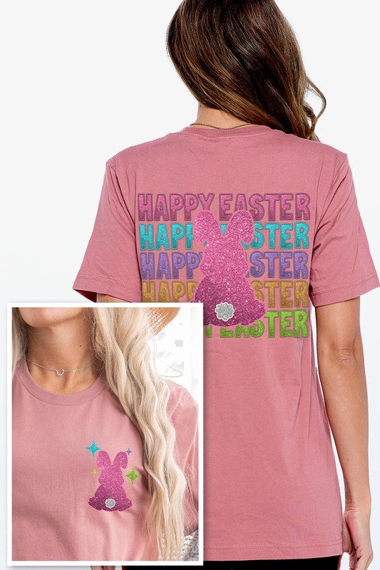 Happy Easter Bunny Christian Graphic T Shirts