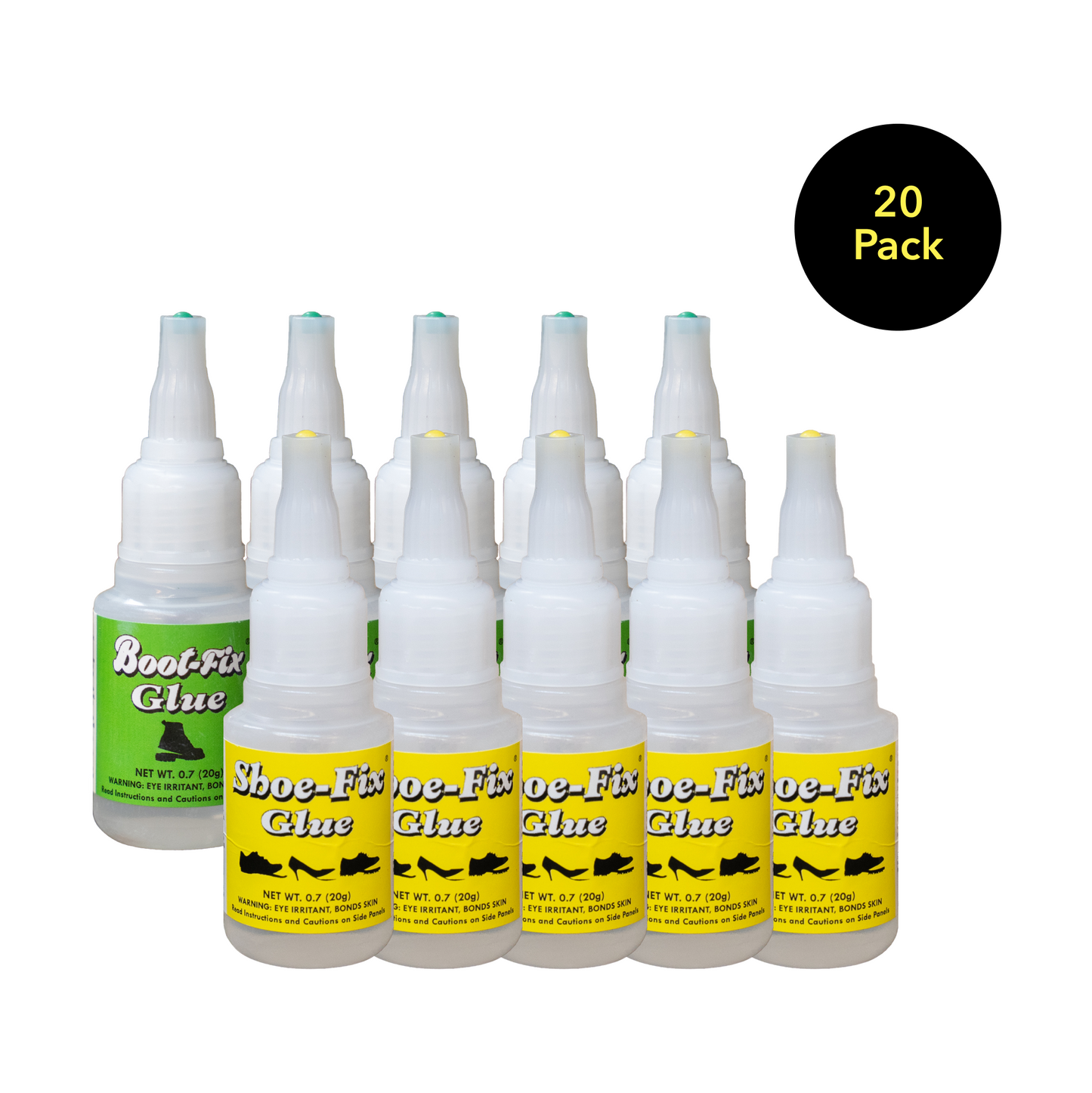 Bulk User 20-Pack Damaged Packaging Shoe Glue
