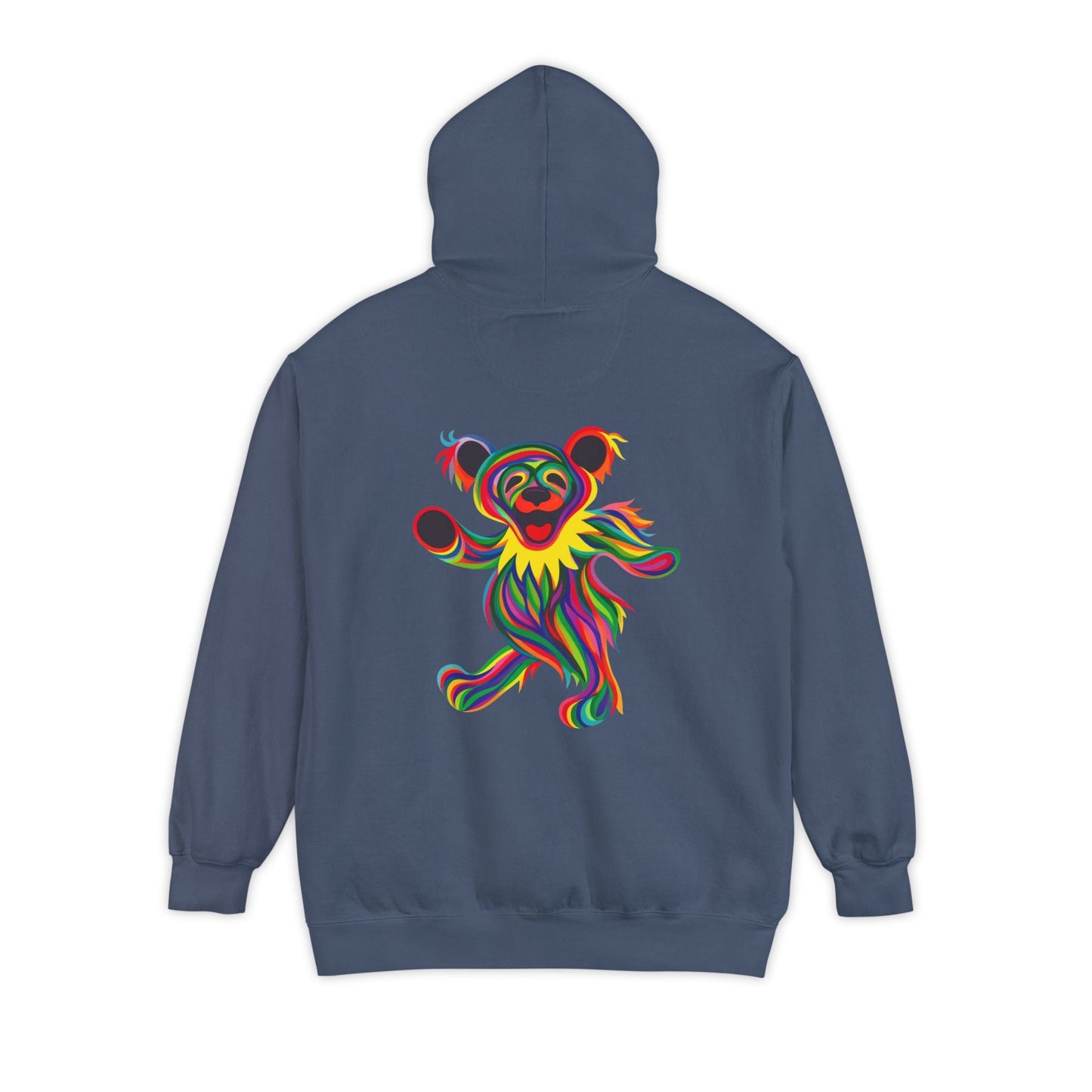 Tie-Dye Two-Sided Unisex Garment-Dyed Hoodie Bear Vineyard Collection