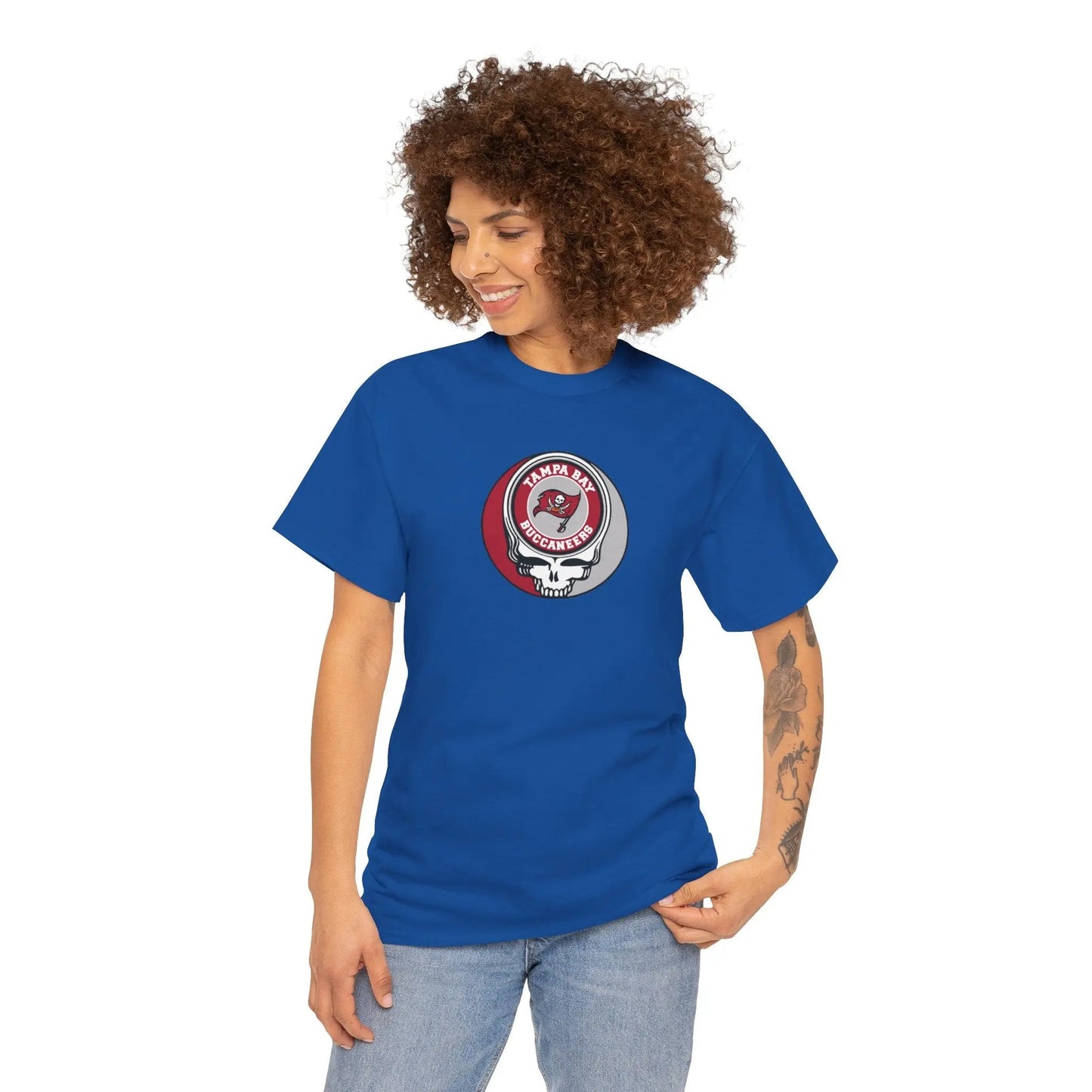 Tampa Bay Bucaneers Steal Your Face T-Shirt Grateful Dead The Gridiron Collection
