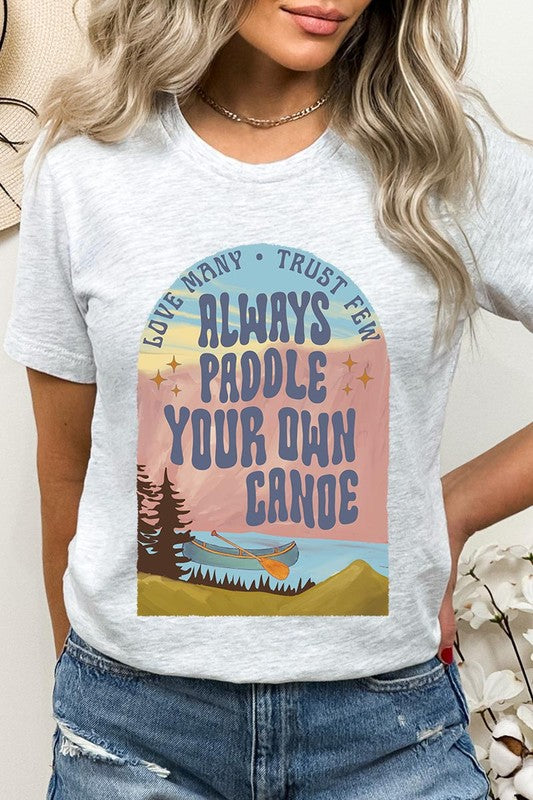 Paddle Your Own Canoe Nature Graphic T Shirts