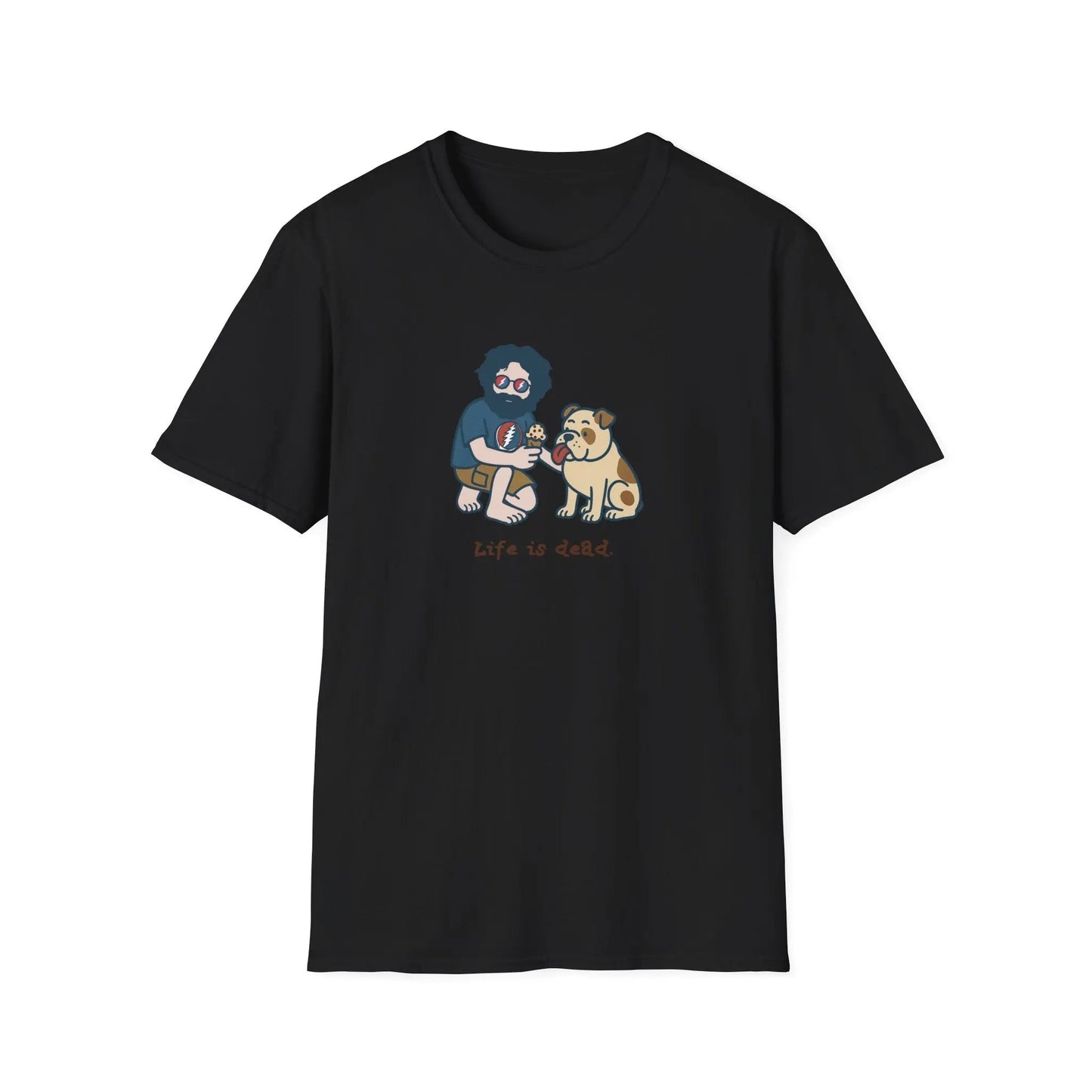 Life is dead Grateful Dead T-Shirt Jerry and Frank are Sharin'