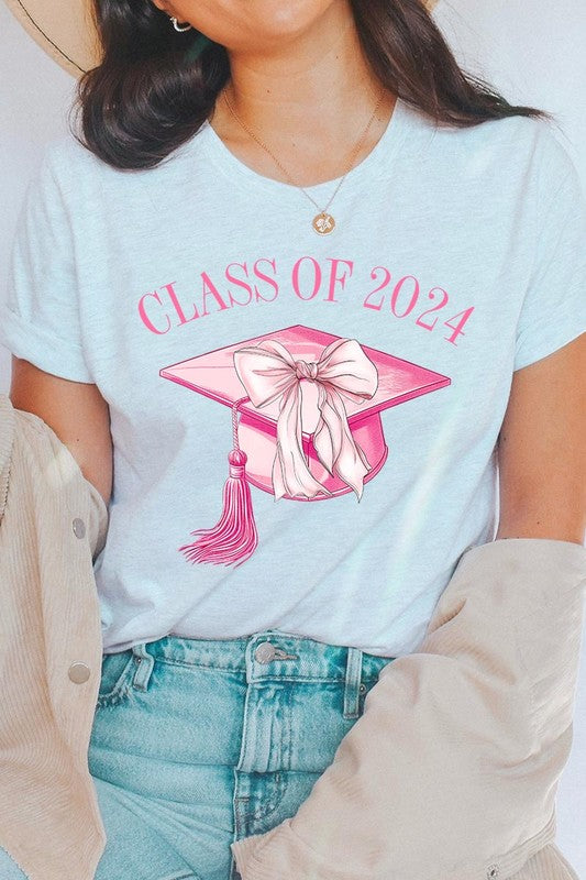 Class of 2024 Graphic T Shirts Unisex Crew Neck Coquette