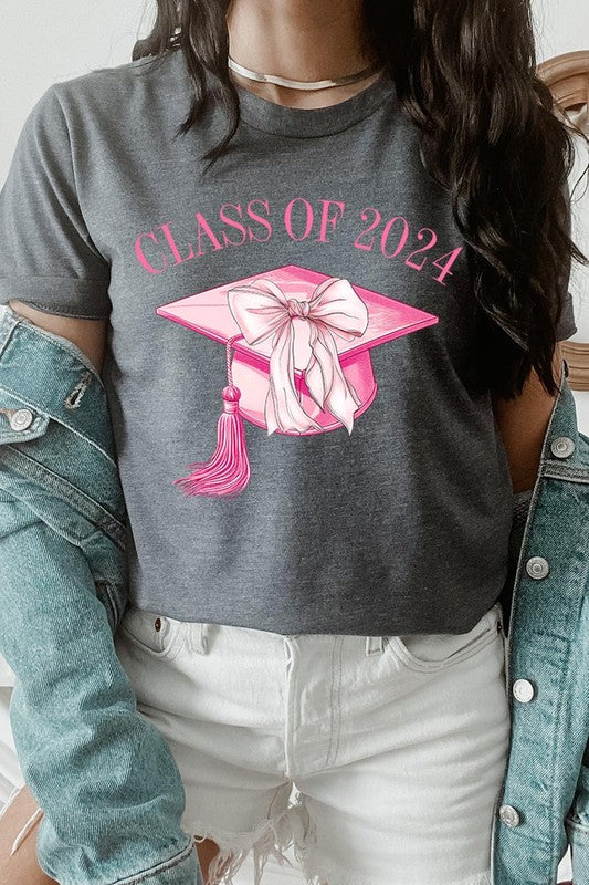 Class of 2024 Graphic T Shirts Unisex Crew Neck Coquette