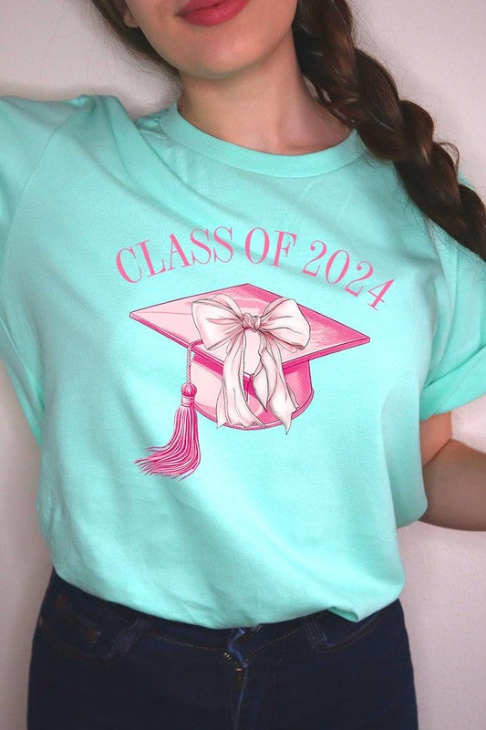 Class of 2024 Graphic T Shirts Unisex Crew Neck Coquette