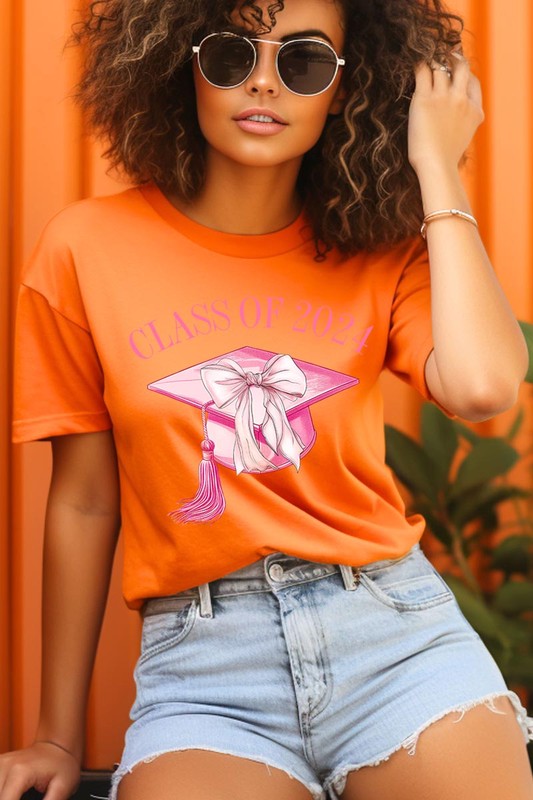 Class of 2024 Graphic T Shirts Unisex Crew Neck Coquette