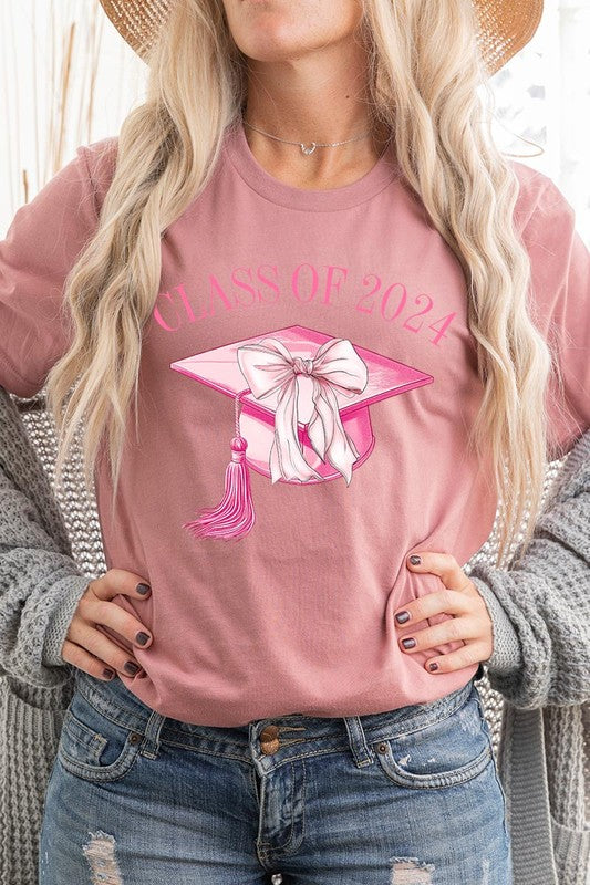 Class of 2024 Graphic T Shirts Unisex Crew Neck Coquette