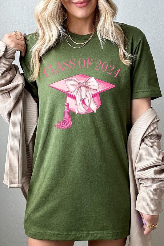 Class of 2024 Graphic T Shirts Unisex Crew Neck Coquette