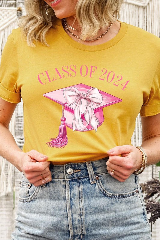 Class of 2024 Graphic T Shirts Unisex Crew Neck Coquette
