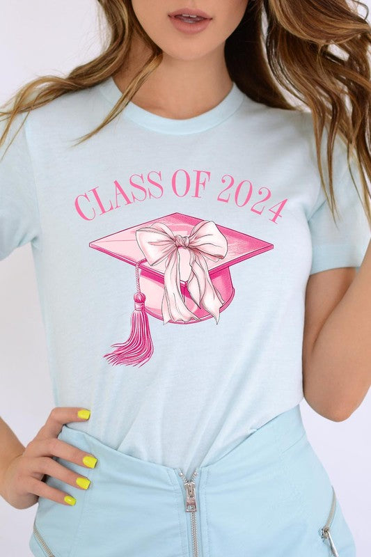 Class of 2024 Graphic T Shirts Unisex Crew Neck Coquette